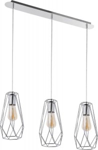 LUGO LAMPA WISZĄCA 3 PŁ CHROM LISTWA 2847 TK Lighting