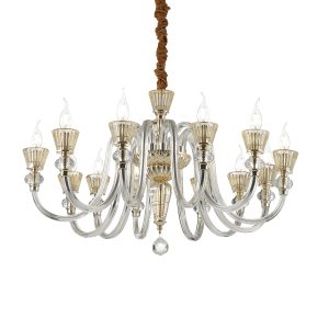 STRAUSS SP12 złota 140612 Ideal lux