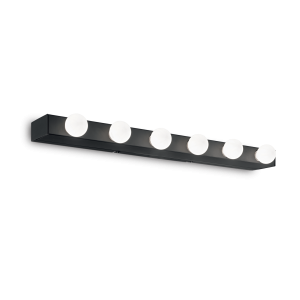 PRIVE' AP6 NERO czarny 159508 Ideal lux