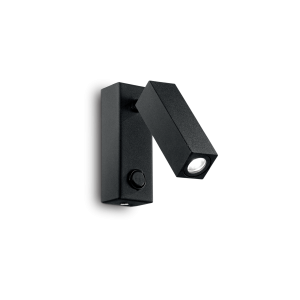 PAGE AP SQUARE NERO czarny 142241 Ideal lux