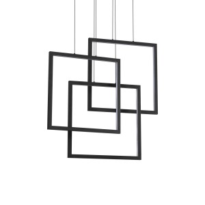 FRAME SP QUADRATO NERO 269375 Ideal lux