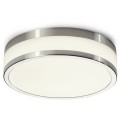 Plafon szklany średnica 25cm kolor chrom 9501 Nowodvorski