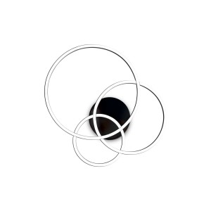 FRAME PL CERCHIO NERO 269825 Ideal lux