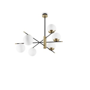 GOURMET Czarny 289496 Ideal lux