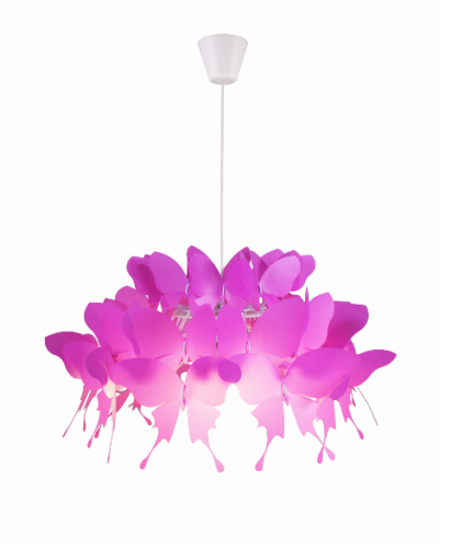 Lampa wisząca motyle średnica 50cm biała LP-3439/1P Light Prestige