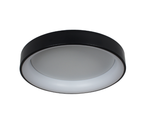 Lampa sufitowa plafon średnica 60cm czarna LP-049/1C Light Prestige