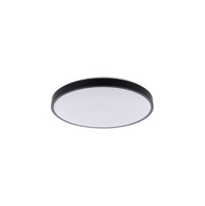 Lampa sufitowa plafony AGNES ROUND LED PRO BLACK 22W 3000K IP44 10971 Nowodvorski