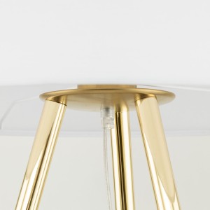 UMBERTO WHITE GOLD LAMPA PODŁOGOWA 1 6637 TK Lighting