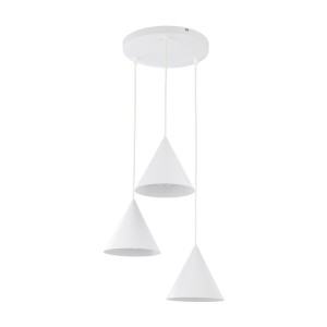 CONO WHITE LAMPA WISZĄCA 3 KOŁO 10012 TK Lighting