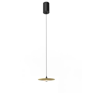 Lampa Wisząca Otos 1xLED Szczotkowane Złoto PL0145 Yaskr