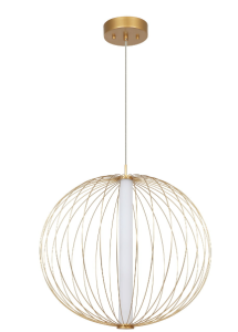 Lampa wisząca duża średnica 60cm złota LP-798/1P Light Prestige