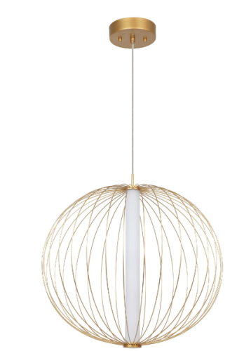 Lampa wisząca duża średnica 60cm złota LP-798/1P Light Prestige