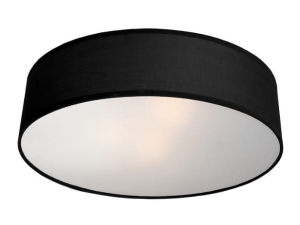 Plafon tkanina średnica 40cm czarny LP-81008/3C BK Light Prestige