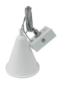 Maxlight Zawiesie Linkowe Z Uchwytem 2m Białe  MHT1-KIT-WH