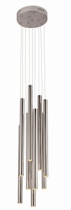 Maxlight Organic Chrom P0206D Lampa Wisząca Średnia Ściemnialna