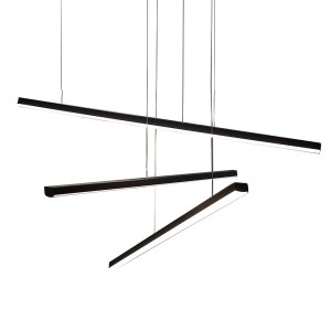 Maxlight Trio P0311 Lampa wisząca Czarna