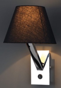Maxlight Orlando Kinkiet Czarny Chrom 5103W/BL CR