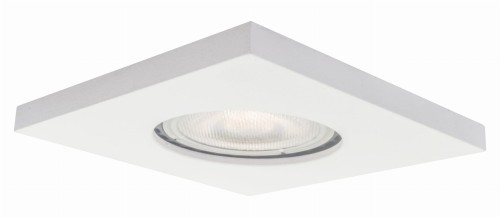 Oczko podtynkowe kwadratowe szerokość 7,7cm białe LP-440/1RS WH Light Prestige
