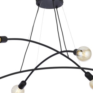 HELIX BLACK LAMPA WISZĄCA 6 PŁ 2726 TK Lighting