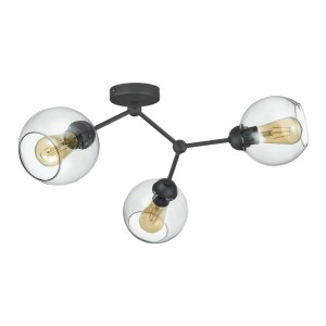 FAIRY LAMPA SUFITOWA 3 PŁ CZARNA 4372 TK Lighting