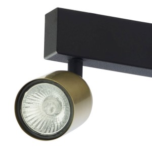 TOP BLACK/GOLD LAMPA SUFITOWA 4 PŁ 1021 TK Lighting