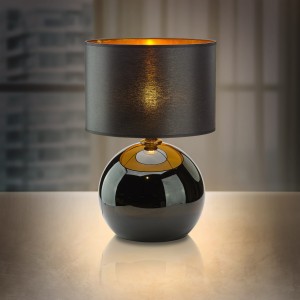 PALLA SMALL BLACK/GOLD LAMPKA NOCNA 1 PŁ 5068 TK Lighting