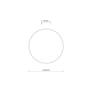 LUNA BLACK NEW 300 KINKIET 4 PŁ 6013 TK Lighting