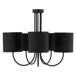 TORENS BLACK LAMPA SUFITOWA 5 PŁ 4595 TK Lighting
