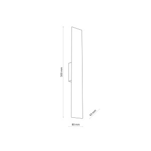 NAVI WHITE KINKIET 2 PŁ 4755 TK Lighting
