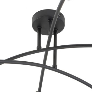 HELIX BLACK LAMPA SUFITOWA 6 PŁ 4679 TK Lighting