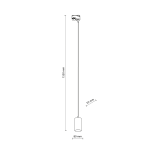 TRACER WHITE WISZĄCY GU_10 4934 TK Lighting