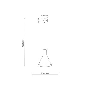 JUMP LAMPA WISZĄCA 1 PŁ 1811 TK Lighting