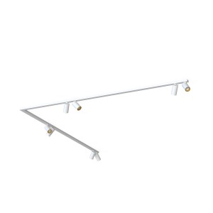 Lampa sufitowa spoty reflektorki na listwie MONO CORNER VIII 2x200 WHITEGOLD 7697 Nowodvorski