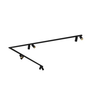 Lampa sufitowa spoty reflektorki na listwie MONO CORNER VIII 2X200 BLACKGOLD 7702 Nowodvorski