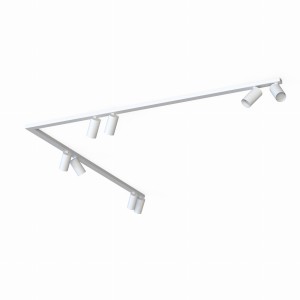Lampa sufitowa spoty reflektorki na listwie MONO CORNER VIII 2x150 WHITE 7751 Nowodvorski