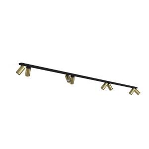 Lampa sufitowa spoty reflektorki na listwie MONO VIII 2x150 SOLID BRASS 7754 Nowodvorski