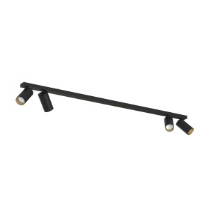 Lampa sufitowa spoty reflektorki na listwie MONO IV BLACKGOLD 7768 Nowodvorski