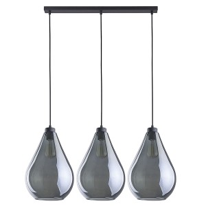 FUENTE LAMPA WISZĄCA 3 PŁ CZARNA LISTWA 2792 TK Lighting