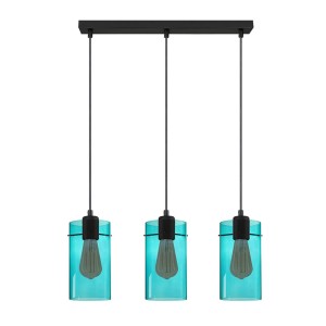 FIRENZE NEW NIEBIESKI LAMPA WISZĄCA 3 PŁ LISTWA 3453 TK Lighting