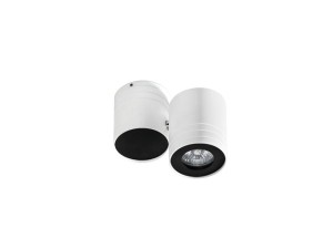 Spot techniczny wysokość 13 cm biało-czarna  AZ0789 AZZARDO