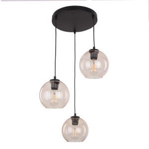 CUBUS BURSZTYN LAMPA WISZĄCA 3 PŁ KOŁO 4601 TK Lighting