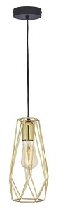 LUGO LAMPA WISZĄCA 1 PŁ GOLD