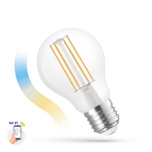 Żarówka LED z gwintem E27 5W=50W SMART sterowana aplikacją po przez WIFI