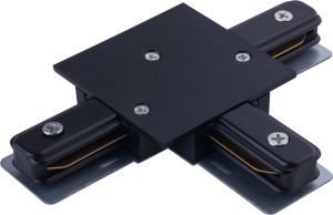 System szynowy 3 obwodowy łącznik t wpuszczany PROFILE RECESSED T-CONNECTOR BLACK 8835 Nowodvorski