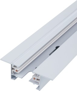 System szynowy 1 obwodowy szyna wpuszczana PROFILE RECESSED TRACK WHITE 1 METER 9012 Nowodvorski