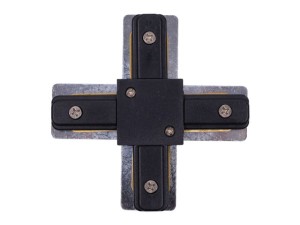 System szynowy 1 obwodowy łącznik krzyżowy PROFILE X-CONNECTOR BLACK 9188 Nowodvorski