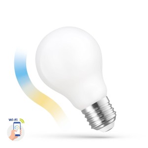 Żarówka LED z gwintem E27 5W=50W SMART sterowana aplikacją po przez WIFI 